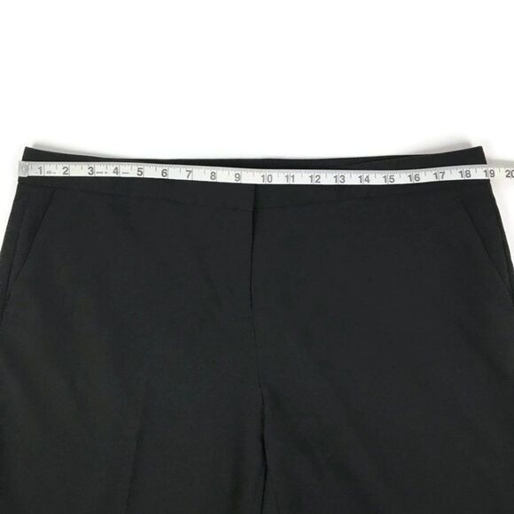 Vince Camuto Straight Leg Trousers Women's Plus Size 14 Black Stretch Pockets - Picture 6 of 10